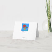 Sun 🌞 Over Trees 🌳  サンキューカード (裏面)