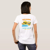 Sun PatrolサーフィンTシャツ Tシャツ (裏面フル)