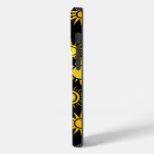 Sun pattern 01 Black BG Case-Mate iPhoneケース (裏面 / 左)