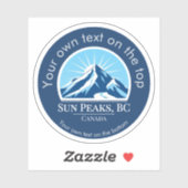 Sun Peaks British Columbia Canada  シール (シート)