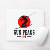 Sun Peaks Canada Ski Resort Rocky Mountains Canadi マウスパッド (マウス)