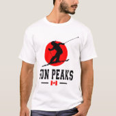 Sun Peaks Canada Ski Resort Rocky Mountains Canadi Tシャツ (正面)