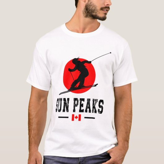 Sun Peaks Canada Ski Resort Rocky Mountains Canadi Tシャツ (正面)