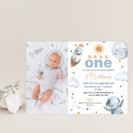 Sun Photo First Trip のまわりに the Sun 1st Birthday 招待状