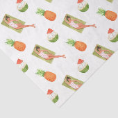 Sun Pineapple (デザイン29黄色/オレンジ系) 薄葉紙 (詳細)