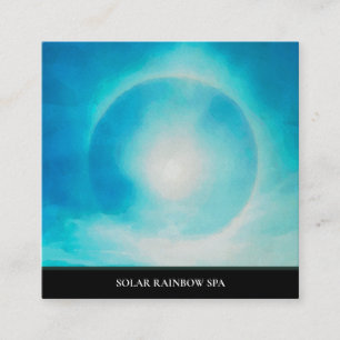 *~* Sun Pines Blue Mauntains Rainbow名刺 スクエア名刺