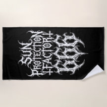 Sun Protection Factor 666 Metal Logo