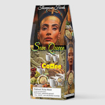 SUN QUEEN. コーヒー 340g袋 ダークロースト フラット