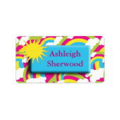 Sun Rainbow名ラベル ラベル (正面)