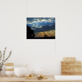 Sun Raysスピリチュアルの空： Victoria Australia Post ポスター (キッチン)