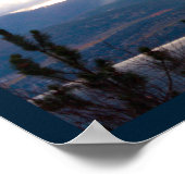 Sun Rays Lakeshore Storm Clouds Look at God ポスター (角)