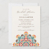 Sun Rising Boho Rustic Floral Mandala Wedding 招待状 (正面)