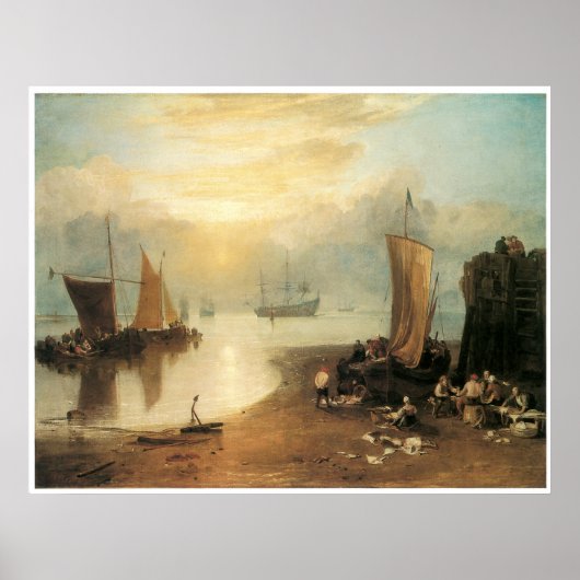 Sun rising through vapour, J. M. W. Turner ポスター (正面)