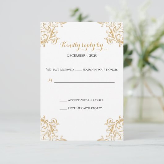 Sun RSVPカードが絡まっている 出欠カード (スタンド正面)