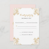 Sun RSVPカードが絡まっている 出欠カード (正面/裏面)