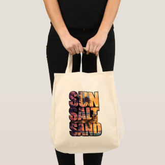 Sun Salt Sand Beach Cat Sunset Tote Bag トートバッグ