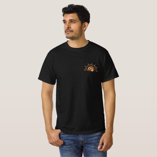 "sun salt sand" Tシャツ (正面フル)