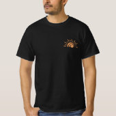 "sun salt sand" Tシャツ (正面)