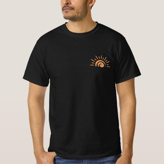 "sun salt sand" Tシャツ (正面)