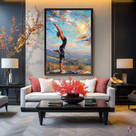 Sun Salutation – 表現力豊かなインナーバランス ポスター