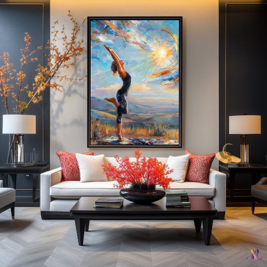 Sun Salutation – 表現力豊かなインナーバランス ポスター