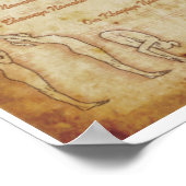 Sun Salutation yogaポスターアートプリント ポスター (角)