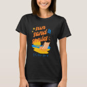 Sun Sand & Smiles U.S. Virgin Islands USVI Tシャツ (正面)