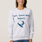 Sun、Sand、Waves Tシャツ (正面)