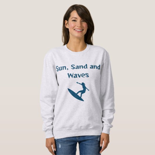 Sun、Sand、Waves Tシャツ (正面フル)