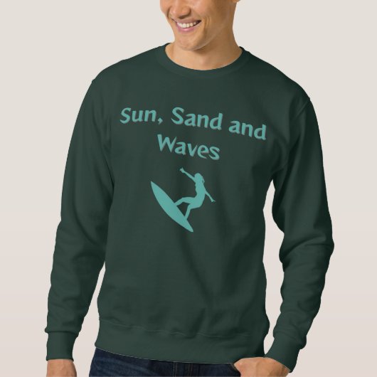 Sun、Sand、Waves Tシャツ (正面)
