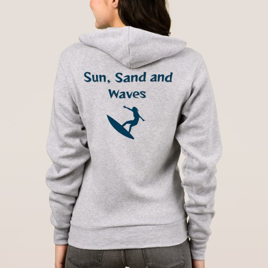 Sun、Sand、Waves Tシャツ (裏面)