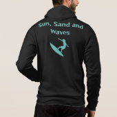 Sun、Sand、Waves Tシャツ (裏面)