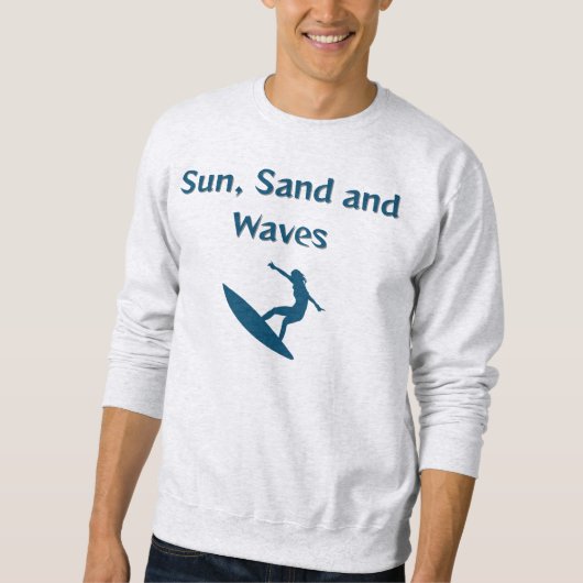 Sun、Sand、Waves Tシャツ (正面)