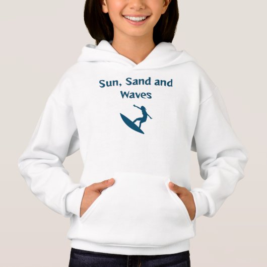 Sun、Sand、Waves Tシャツ (正面)