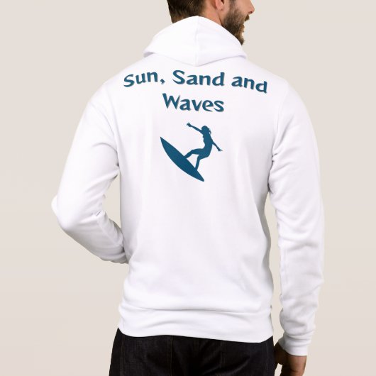 Sun、Sand、Waves Tシャツ (裏面)