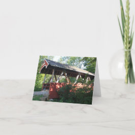 Sun & Shadows on Belmont Bridgeノートカード サンキューカード