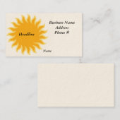 Sun shine名刺 名刺 (正面/裏面)