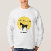 Sun Shines on My Donkey long sleeve T-shirt
