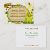 Sun Shiney Dayローカルビジネスまたはスモールビジネス 名刺 (正面/裏面)