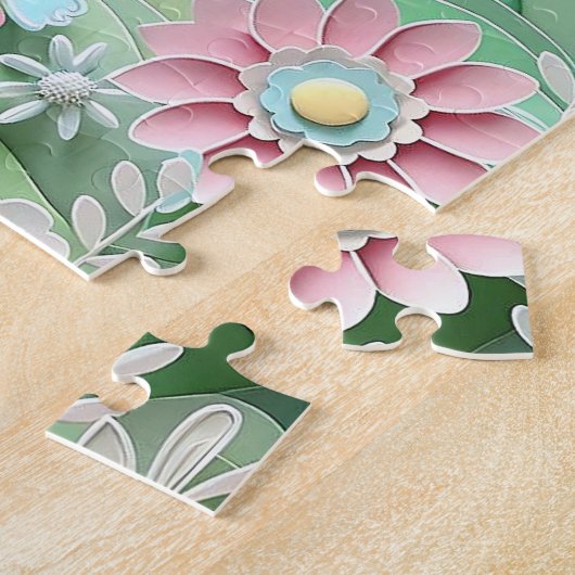 Sun Shining Over The Valley ジグソーパズル (側面)