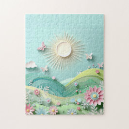 Sun Shining Over The Valley ジグソーパズル