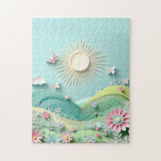 Sun Shining Over The Valley ジグソーパズル