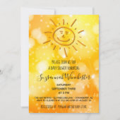 Sun Sketch男女兼用テンプレート招待状 招待状 (正面)
