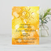 Sun Sketch男女兼用テンプレート招待状 招待状 (スタンド正面)