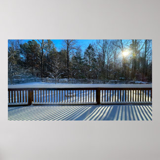 Sun, Snow & Shadows,  Poster ポスター