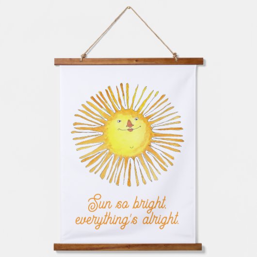 Sun so bright 吊り下げ型タペストリー (正面)