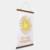 Sun so bright 吊り下げ型タペストリー (傾斜あり)