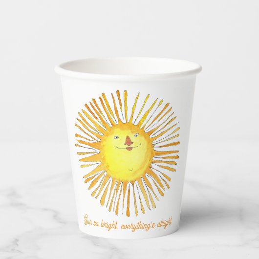 Sun so bright 紙コップ (正面)