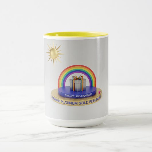 Sun Splashed Rainbow Mug マグカップ (中央)