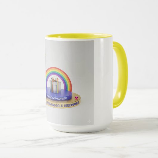 Sun Splashed Rainbow Mug マグカップ (正面右)